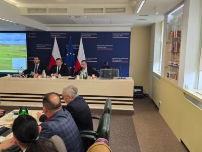 Rolnicy u ministra Krajewskiego. 