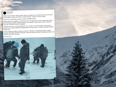 Pokazał zdjęcia z Tatr. Dzień wcześniej doszło tam do śmiertelnego wypadku. 