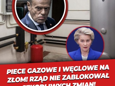 Piece gazowe i węglowe na złom! Rząd nie zablokował szkodliwych zmian!