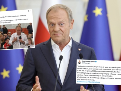 Tusk poinformował, że KO spełniło tylko 30% swoich obietnic, bo głosowało na nich tylko 30% Polaków