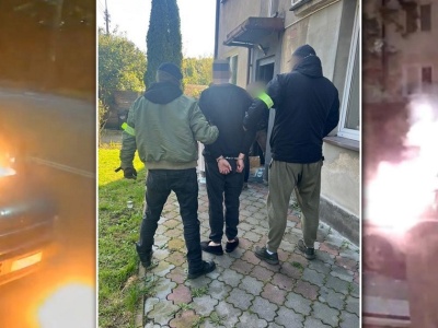 Wpadka seryjnego piromana z Gdyni. Podpalił kilkanaście aut z ukraińskimi rejestracjami