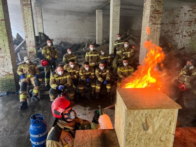 Szkolenie z pożarów wewnętrznych w Bornem Sulinowie