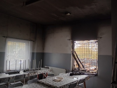 Pożar w ośrodku MONAR w Chełmie. Ogień wyrządził duże straty, jest apel o pomoc (zdjęcia)