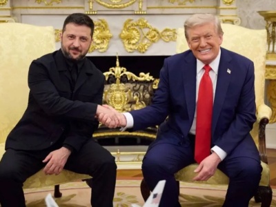 Donald Trump powitał Zełenskiego w Białym Domu: 