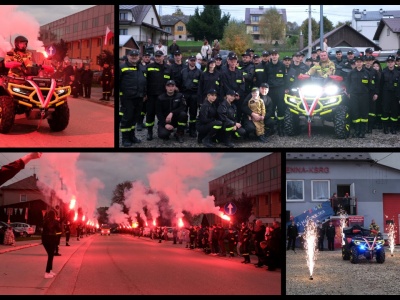 Świętowanie w OSP Korzenna. Druhowie przywitali nowy pojazd