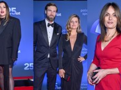 Gwiazdy na gali Polsat Sport: Dorota Gawryluk, Karolina Szostak, Zofia Zborowska z mężem...