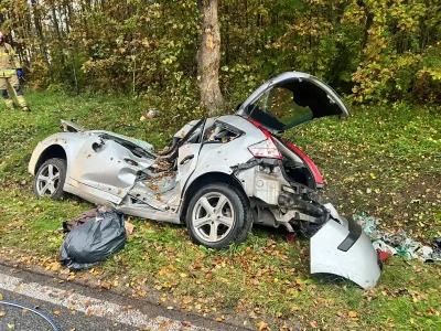 Tragiczny wypadek na DK63 w Sołdanach. Nie żyje 62-letnia kobieta