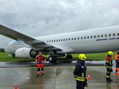 Jest śledztwo w sprawie incydentu w Balicach. Samolot wypadł z pasa podczas lądowania