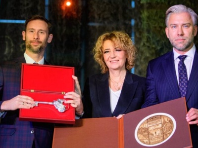 Sławosz Uznański-Wiśniewski honorowym obywatelem Łodzi. Astropiknik w EC1