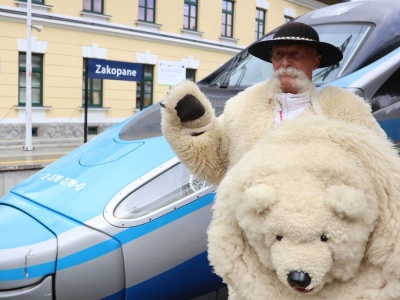 Pendolino po raz pierwszy w Zakopanem. 