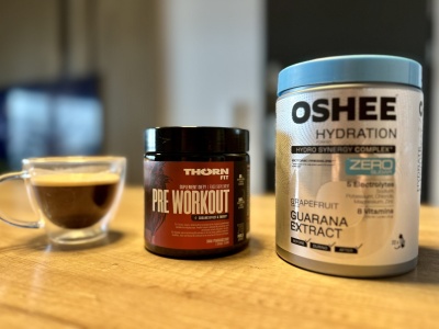 Co wybieram na pobudzenieprzed i w trakcie treningu?