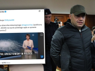 Tak w niemieckiej TV pokazano uwolnienie przez polski sąd Ukraińca, który miał wysadzić Nord Stream