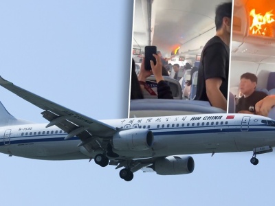 Przerażające chwile w samolocie. Zaczęło się od skrytki bagażowej