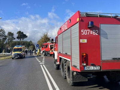Groźny wypadek na obwodnicy Mielca. Jedna osoba w szpitalu