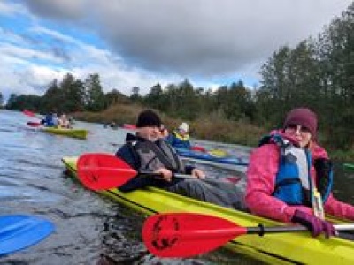 Jesienna przygoda kajakowa w Powiecie Pilskim – 22 km rzeką Gwdą