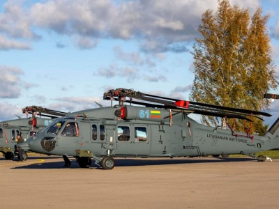 Litwa odebrała pierwsze śmigłowce wojskowe Black Hawk