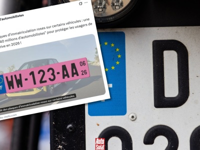 Na taki widok kierowcy jeszcze nie są przygotowani. Będą różowe tablice rejestracyjne