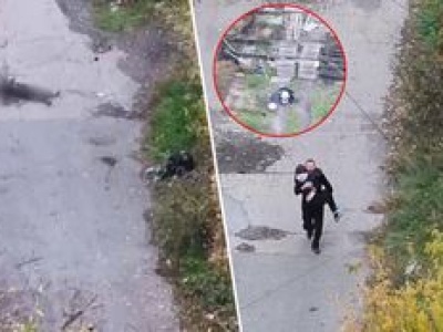 Makabryczna zbrodnia Rosjan. Wszystko sfilmował dron