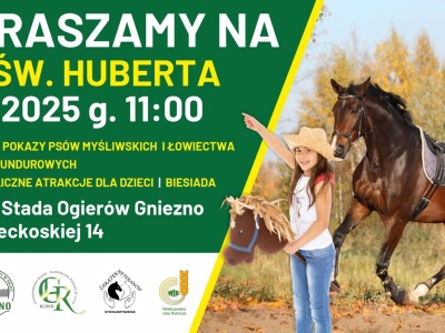 Bieg Św. Huberta w Gnieźnie. Stado Ogierów zaprasza na widowiskowe pokazy i biesiadę przy ognisku