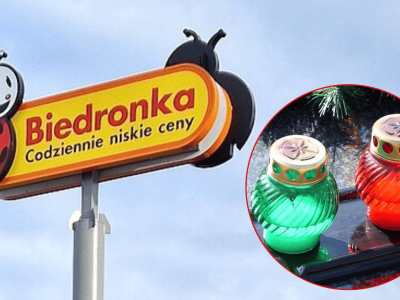 Biedronka rozdaje znicze ZA DARMO! Pod sklepem kilometrowe kolejki