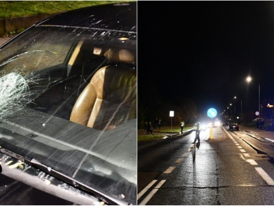 Potrącenie na pasach w Bytowie. 63-latka z obrażeniami ciała trafiła do szpitala