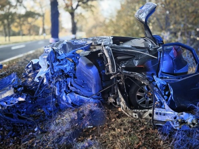 Tragiczny wypadek na trasie Chocianów – Parchów