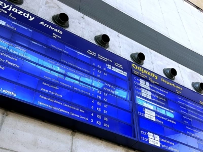 Tablice na katowickim dworcu nie działają od około dwóch lat. Nie da się ich naprawić