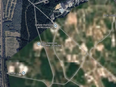 Spora część Bydgoszczy niewidoczna na mapach satelitarnych Google. Brakuje w tym nieco logiki