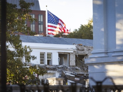 Wyburzono część wschodniego skrzydła Białego Domu pod budowę sali balowej