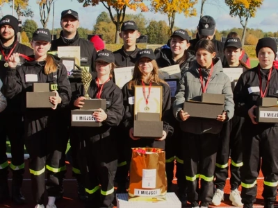 Młodzi strażacy w akcji. W Ciechanowcu odbyły się II Towarzyskie Zawody o Tematyce Pożarniczej