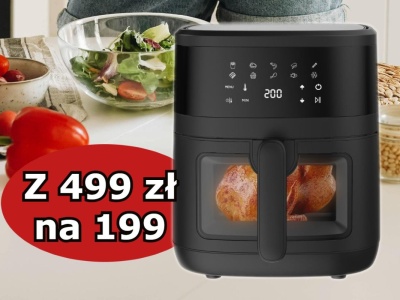 Ze 499 w końcu na 199 zł - air fryer 6.5l w super promocji w Media Expert