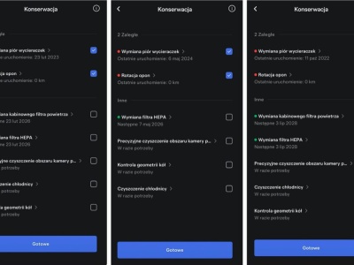 Tesla dodaje informację o zalecanych operacjach pielęgnacyjnych. Miło. Docelowo w kierunku komercjalizacji?