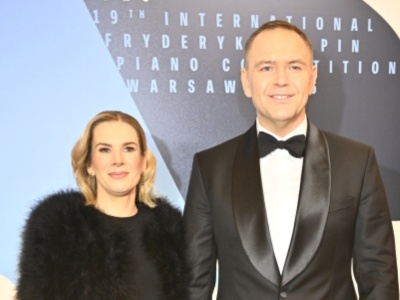 Nawroccy na koncercie finałowym Konkursu Chopinowskiego. Stylizacja pierwszej damy zrobiła wrażenie