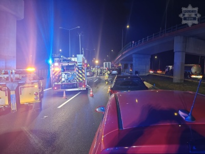 Karambol na ‘jedynce’ w Pszczynie. Są ranni