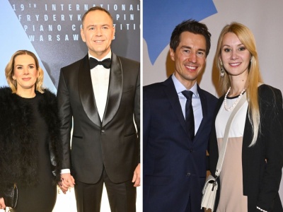 Marta Nawrocka w spektakularnej kreacji na gali Konkursu Chopinowskiego, ale to Kamil Stoch z żoną skradł show