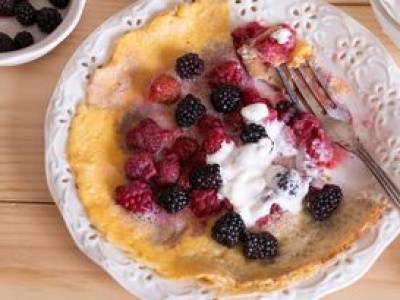 Robię ten omlet, gdy mam ochotę na coś słodkiego. Jest puszysty niczym chmurka i smakuje bajecznie