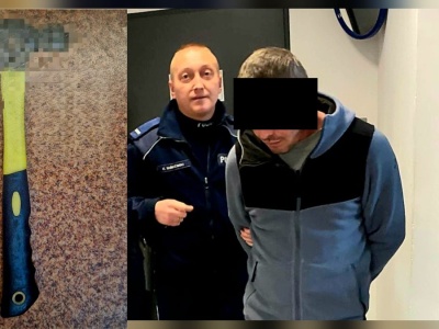 Były pracownik zaatakował młotkiem swojego dawnego pracodawcę. Poszło o pieniądze