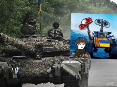 Ukraina: rosyjscy żołnierze poddali się dronowi naziemnemu, który był załadowany pirotechniką