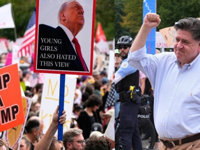 DHS: Podczas protestu „No Kings” w Chicago grożono śmiercią agentom federalnym