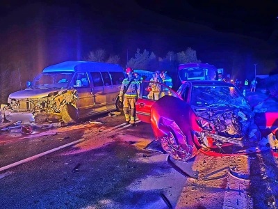 Szklary. Wypadek na krajowej ósemce