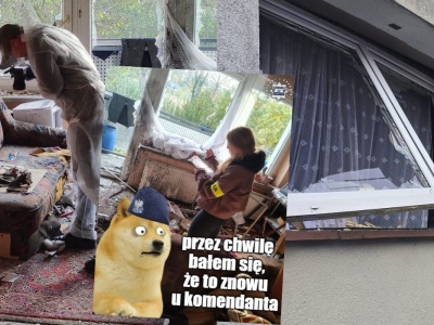 Głubczyce: w mieszkaniu wybuchł pocisk artyleryjski, który chłop znalazł na spacerze i tak sobie wziął