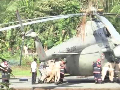Incydent z udziałem prezydent Indii. Helikopter ugrzązł na lądowisku