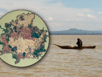 Wyspy na złowieszczo zielonym jeziorze. W ich sercu spoczywają święte relikwie