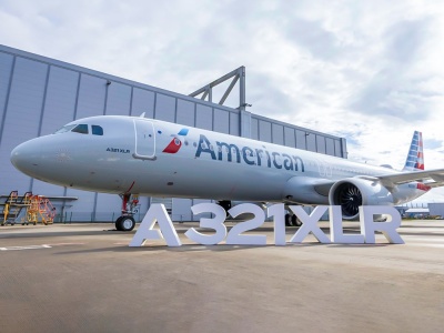 Pierwszy A321XLR American Airlines w końcu poleciał do USA