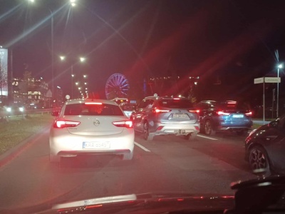 Kraków stanął w wieczornych korkach. „Nie da się przejechać przez miasto”