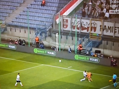 „Wołyń pamiętamy” na meczu ukraińskiej drużyny w Krakowie