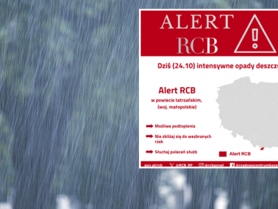Nadciąga niż znad północy. RCB rozesłało alert