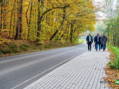 Bachowice mają wreszcie nowy chodnik