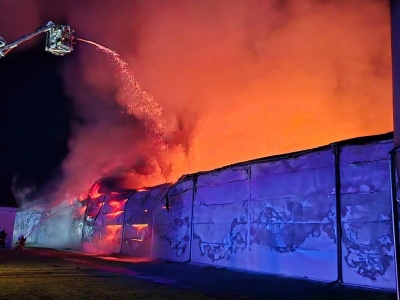 Pożar kurnika w Fałkowicach. Strażacy zakończyli działania