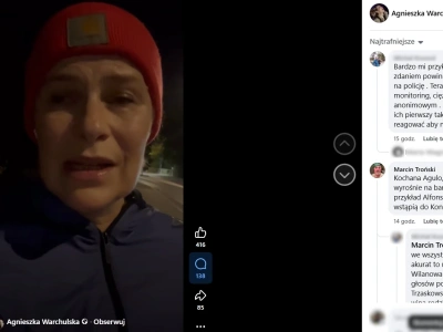 Polska aktorka zaatakowana przez wyrostków z Wilanowa. 